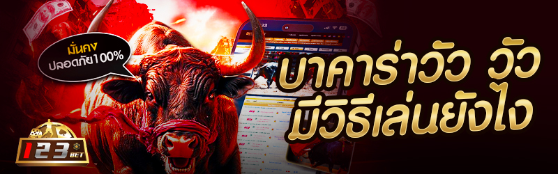 บาคาร่าวัว วัว มีวิธีเล่นยังไง